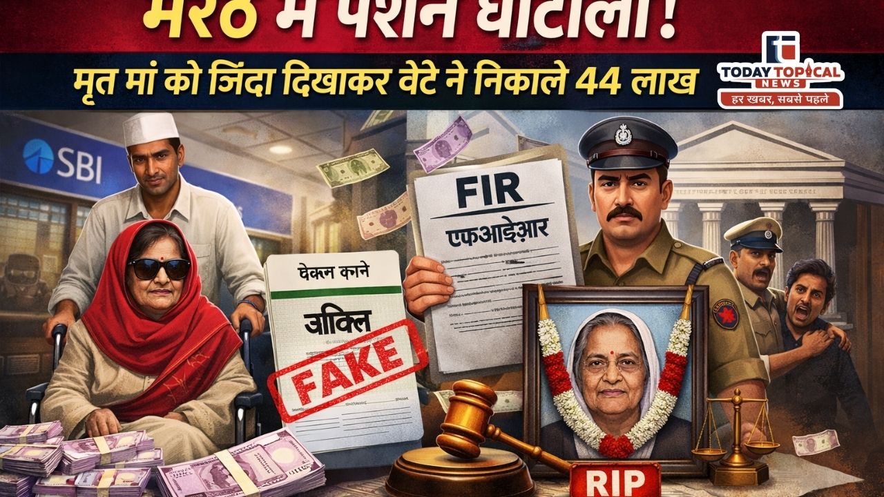 मेरठ के दौराला में बड़ा पेंशन फर्जीवाड़ा