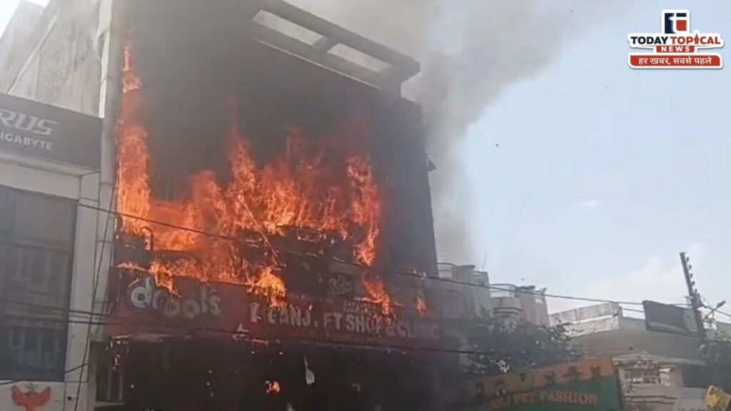 लखनऊ अग्निकांड मामले में मुख्यमंत्री योगी आदित्यनाथ के निर्देश पर बड़ी कार्रवाई