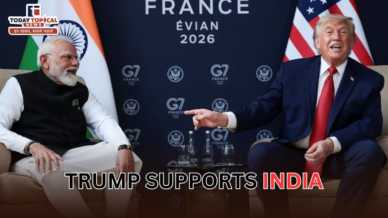 TRUMP SUPPORTS INDIA