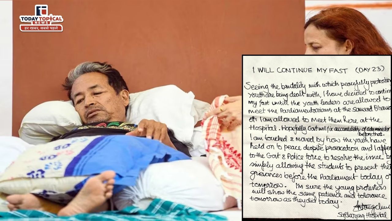 अस्पताल से चिट्ठी जारी कर अनशन जारी रखने का ऐलान